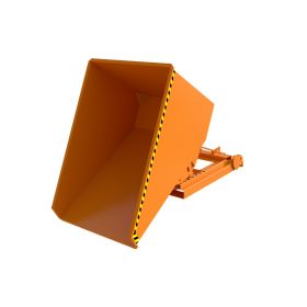Automatischer Späne-Kippbehälter, Typ S4A 1200, RAL 2000, Inhalt 1.20 m³