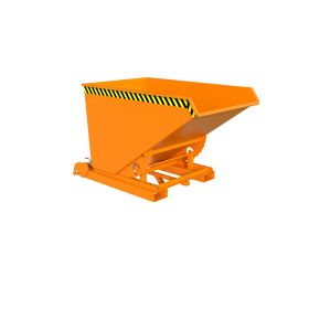 Automatischer Späne-Kippbehälter, Typ S4A 1200, RAL 2000, Inhalt 1.20 m³