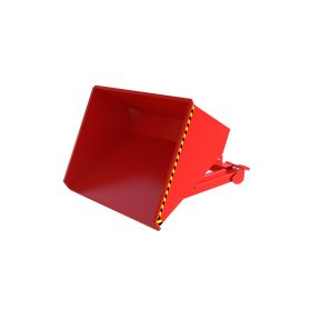 Automatischer Späne-Kippbehälter, Typ S4A 900, RAL 3000, Inhalt 0.90 m³