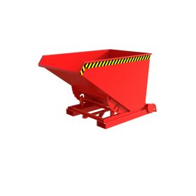 Automatischer Späne-Kippbehälter, Typ S4A 1200, RAL 3000, Inhalt 1.20 m³