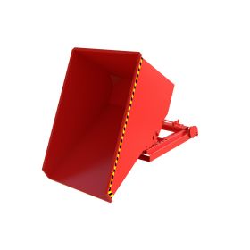Automatischer Späne-Kippbehälter, Typ S4A 1200, RAL 3000, Inhalt 1.20 m³