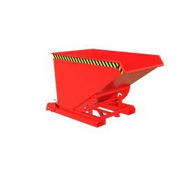 Automatischer Späne-Kippbehälter, Typ S4A 1200, RAL 3000, Inhalt 1.20 m³