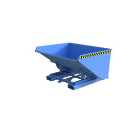 Automatischer Späne-Kippbehälter, Typ S4A 900, RAL 5012, Inhalt 0.90 m³