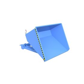 Automatischer Späne-Kippbehälter, Typ S4A 900, RAL 5012, Inhalt 0.90 m³