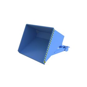 Automatischer Späne-Kippbehälter, Typ S4A 900, RAL 5012, Inhalt 0.90 m³