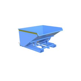 Automatischer Späne-Kippbehälter, Typ S4A 900, RAL 5012, Inhalt 0.90 m³