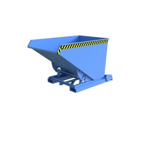Automatischer Späne-Kippbehälter, Typ S4A 1200, RAL 5012, Inhalt 1.20 m³