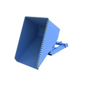 Automatischer Späne-Kippbehälter, Typ S4A 1200, RAL 5012, Inhalt 1.20 m³