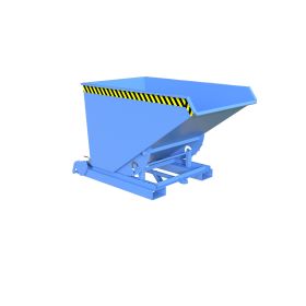 Automatischer Späne-Kippbehälter, Typ S4A 1200, RAL 5012, Inhalt 1.20 m³