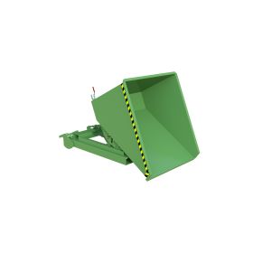 Automatischer Späne-Kippbehälter, Typ S4A 600, RAL 6011, Inhalt 0.60 m³