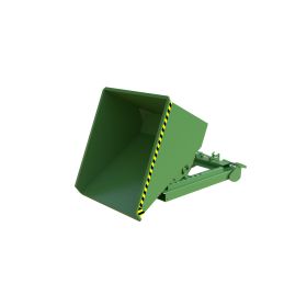 Automatischer Späne-Kippbehälter, Typ S4A 600, RAL 6011, Inhalt 0.60 m³