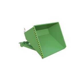 Automatischer Späne-Kippbehälter, Typ S4A 900, RAL 6011, Inhalt 0.90 m³