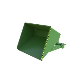 Automatischer Späne-Kippbehälter, Typ S4A 900, RAL 6011, Inhalt 0.90 m³