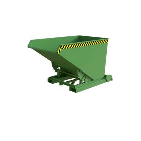 Automatischer Späne-Kippbehälter, Typ S4A 1200, RAL 6011, Inhalt 1.20 m³