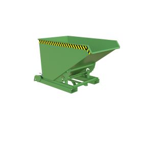Automatischer Späne-Kippbehälter, Typ S4A 1200, RAL 6011, Inhalt 1.20 m³