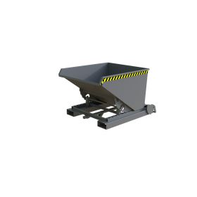 Automatischer Späne-Kippbehälter, Typ S4A 600, RAL 7005, Inhalt 0.60 m³