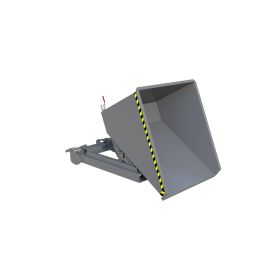 Automatischer Späne-Kippbehälter, Typ S4A 600, RAL 7005, Inhalt 0.60 m³
