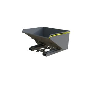 Automatischer Späne-Kippbehälter, Typ S4A 900, RAL 7005, Inhalt 0.90 m³