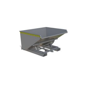 Automatischer Späne-Kippbehälter, Typ S4A 900, RAL 7005, Inhalt 0.90 m³