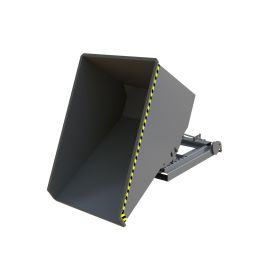 Automatischer Späne-Kippbehälter, Typ S4A 1200, RAL 7005, Inhalt 1.20 m³