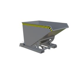 Automatischer Späne-Kippbehälter, Typ S4A 1200, RAL 7005, Inhalt 1.20 m³