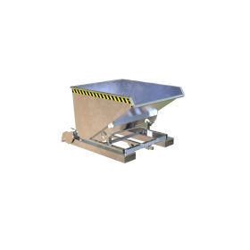 Automatischer Späne-Kippbehälter, Typ S4A 600, verzinkt, Inhalt 0.60 m³