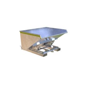 Automatischer Späne-Kippbehälter, Typ S4A 900, verzinkt, Inhalt 0.90 m³