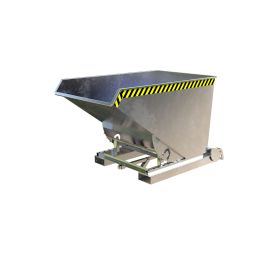 Automatischer Späne-Kippbehälter, Typ S4A 1200, verzinkt, Inhalt 1.20 m³