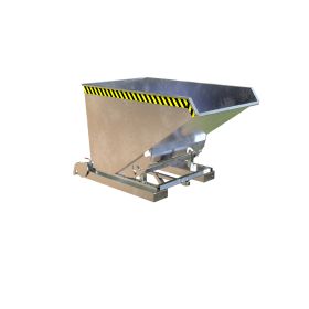 Automatischer Späne-Kippbehälter, Typ S4A 1200, verzinkt, Inhalt 1.20 m³
