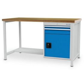 Bedrunka+Hirth établi en caisson avec 1 porte battante et un tiroir, profondeur 750 mm, R 18-24