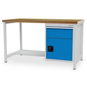 Bedrunka+Hirth établi en caisson, R 18-24, 1 tiroir et porte battante, l x p 1500 x 750 mm