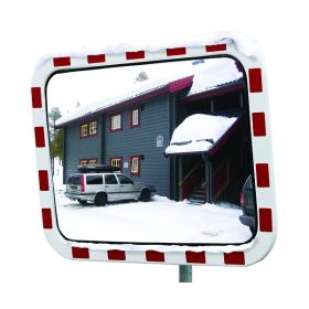 Miroir routier, Type TM-H avec chauffage, en différentes tailles