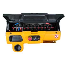 Deichselstapler mit Triplex-Vollfrei-, Proportional- und Initialhub, Hubhöhe 4530 mm, Tragkraft 1600 kg 
