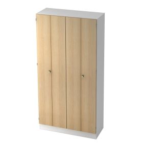 Armoires à portes pliantes Rhone en bois, 1000 x 420 x 2004 mm, en divers coloris