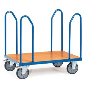 Fetra Seitenbügelwagen, Tragkraft bis 600 kg, brilliantblau, vier verschiedene Grössen