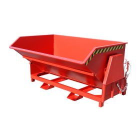 Kippbehälter, Typ BK 200, Tragfähigkeit 2000 kg, Inhalt 2.00 m³, RAL 3000