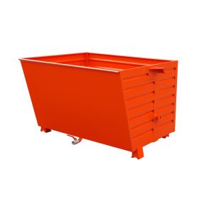 Bacs d'empilable à copeaux, type BSS 150, charge adm. 2000 kg, capacité 1.50 m³, RAL 3000