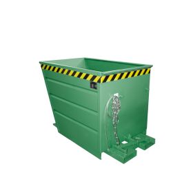 Kippbehälter, Typ VG 700, Tragfähigkeit 1000 kg, Inhalt 0.70 m³, RAL 6011