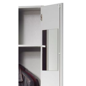 Garderobenschränke Rhone mit abschliessbaren Türen, 800 x 420 x 2004 mm, in diversen Farben