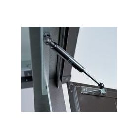 biohort Gerätehaus HighLine®, silber-metallic, HS: 1550 x 2750 x 2220 mm, Standardtüre