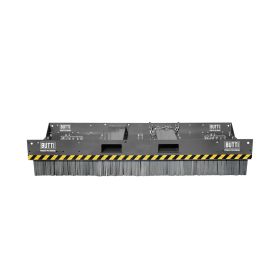 Stapler-Kehrbesen INDUSTRIAL STEEL BROOM, Large, RAL 7011, LxBxH 2500 x 1000 x 430 mm
