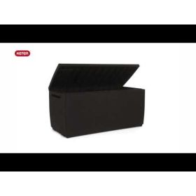 Aufbewahrungsbox Garden Storage Box Capri, 305 Liter, dunkelbraun, 1230 x 535 x 570 mm