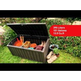 Aufbewahrungsbox Glenwood Storage Box, 390 Liter, anthrazit, 1280 x 650 x 610 mm