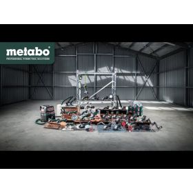 Metabo Meuleuse d'angle à batterie W 18 L BL 9-125, 18 V avec 2x batteries Li-Power (18 V / 4.0 Ah), chargeur ASC 55 et metaBOX 165 L