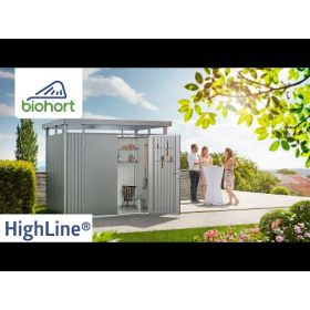 Biohort Gerätehaus HighLine® Window Edition, inkl. gratis Fensterelement