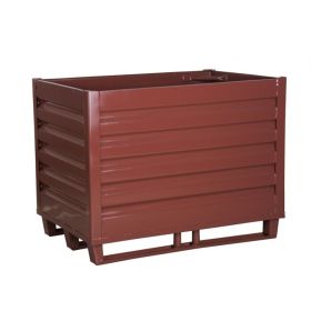 Robuste Materialbox mit Scharnier - 1200 x 800 x 920 mm
