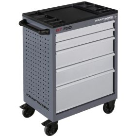 KRAFTWERK BT700 Werkstattwagen, 5 Schubladen, BASIC, inkl. Werkzeug, 173-tlg.