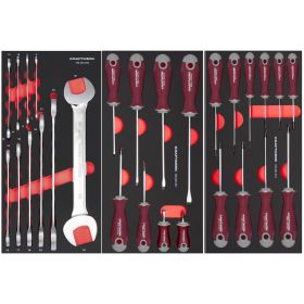 KRAFTWERK BT700 Werkstattwagen, 7 Schubladen, PRO, inkl. Werkzeug, 278-teilig, LxBxH 474 x 719 x 1000 mm