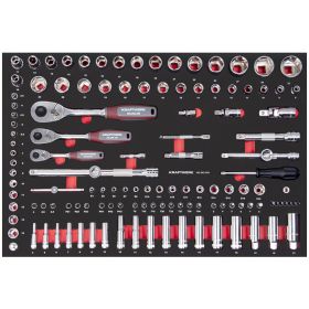 KRAFTWERK BT700 Werkstattwagen, 8 Schubladen, PRO+HT, inkl. Werkzeug, 296-teilig