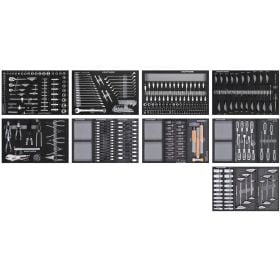 KRAFTWERK BT LINE Chariot d'atelier BT1800, équipé, avec outils, 395 pièces